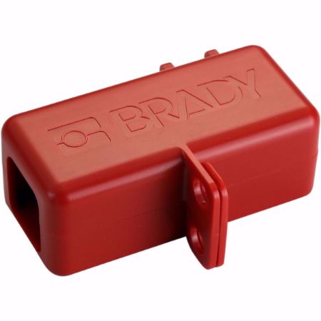 Picture of BatteryBlock Cable Lockout - Small, ABS Plastic, Red, 1/4' Cable Length