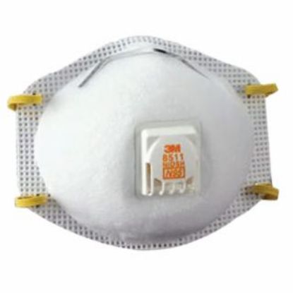 Picture of  N95 Particulate Respirator, Half Facepiece, Two Fixed Straps, 10/bx, PER BOX