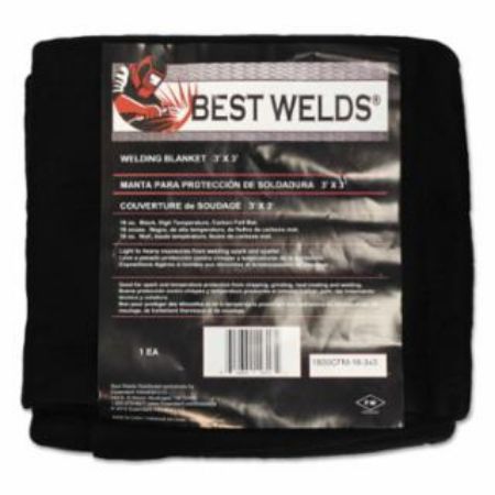 Picture of Welding Blanket, 3 ft x 3 ft, Carbon Fiber, Mat, Black, 16 oz, PER EACH