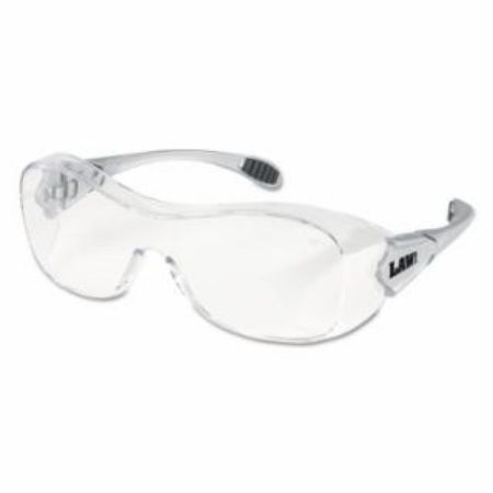 Picture of MCR Law® OTG Protective Eyewear, Clear Lens, Polycarbonate, Anti-Fog, Silver Frame, PER DZ