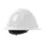 Picture of Hard Hat Vented, White Full Brim Hard Hat with HDPE Shell, 4-Point Textile Suspension and Wheel Ratchet Adjustment, PER EACH