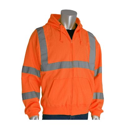 Picture of 323-HSSE-ORANGE HI-VIZ HOODIE