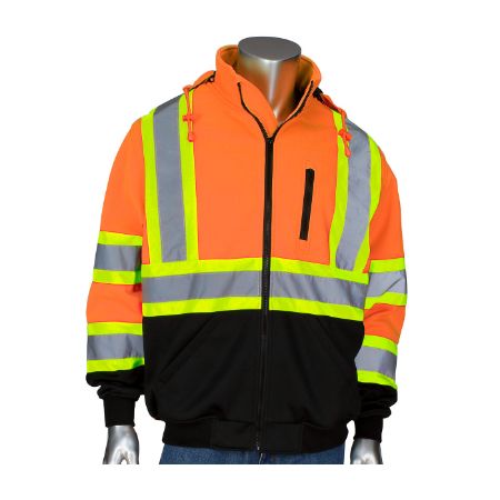 Picture of 323-1475X-OR HI-VIZ ORANGE JACKET WITH X-BACK